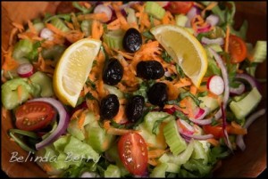 Mixed Salad with Olives