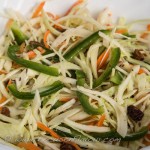 Cabbage with Green Pepper and Caraway