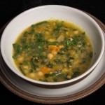 Spicy Chickpea and Spinach Soup